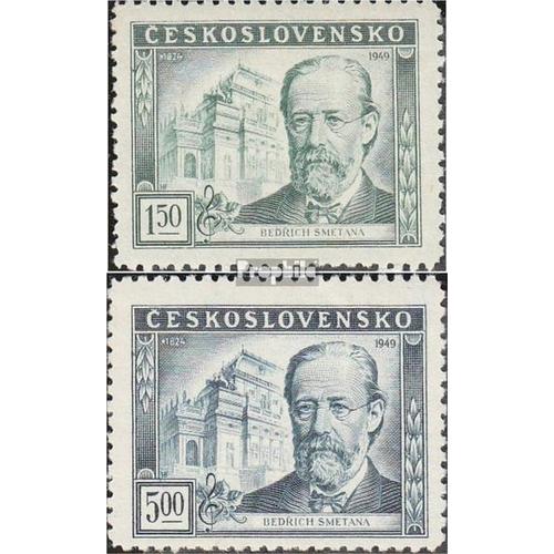Tchécoslovaquie 578-579 (Complète Edition) Neuf Avec Gomme Originale 1949 Smetana