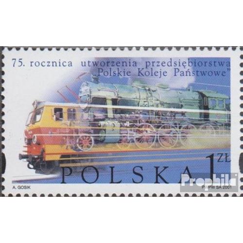 Pologne 3920 (Complète Edition) Neuf Avec Gomme Originale 2001 Chemin De Fer