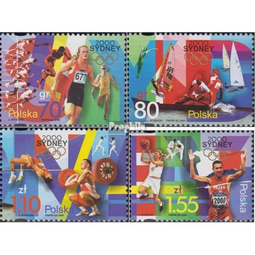 Pologne 3854-3857 (Complète Edition) Neuf Avec Gomme Originale 2000 Olympia