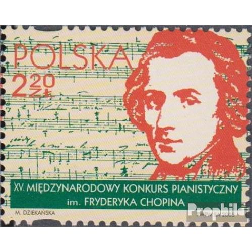 Pologne 4207 (Complète Edition) Neuf Avec Gomme Originale 2005 Chopin Klavierwettbewerb