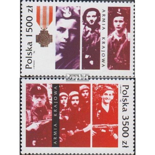 Pologne 3413-3414 (Complète.Edition.) Neuf Avec Gomme Originale 1992 Guerre