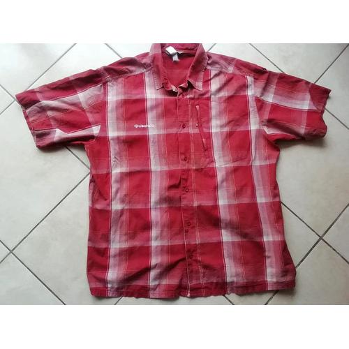 Chemise Manches Courtes Homme Quechua Taille Xl.