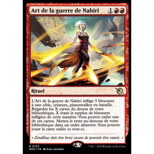 Art De La Guerre De Nahiri - Magic - L' Invasion Des Machines - R - 155