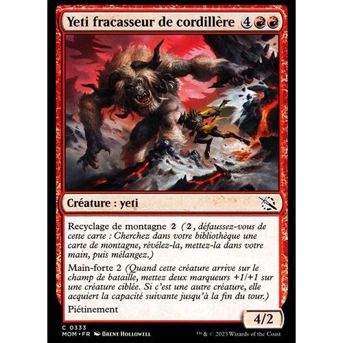 Yeti Fracasseur De Cordillère - Magic - L' Invasion Des Machines - C - 333
