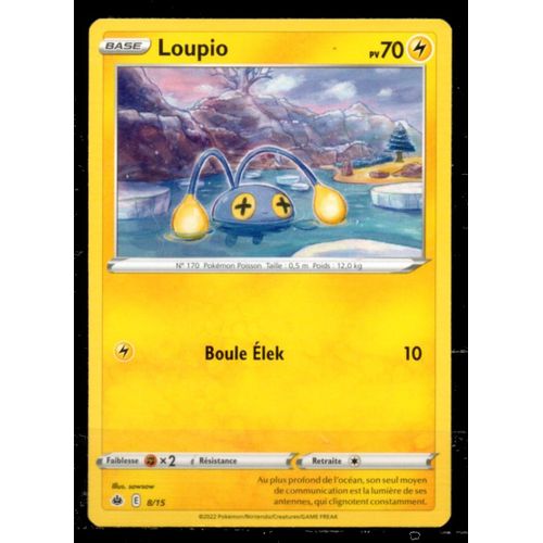 Carte Pokemon Loupio 70pv / Édition Mc Donalds 2022 / N°8/15