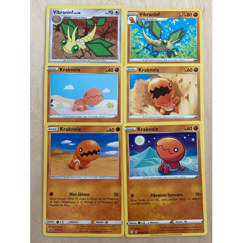 (3087) 2x Vibraninf + 4x Kraknoix (Pokemon) 