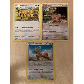 (2899) 3x Cerfrousse (Pokemon)