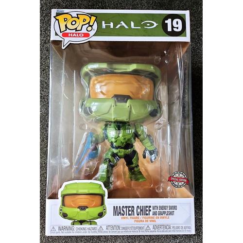 Halo Master Chief With Energy Sword And Grapleshot Funko Pop "Spécial Edition" #19