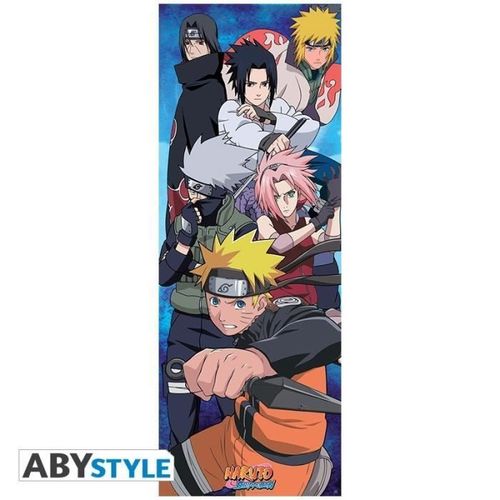 NARUTO SHIPPUDEN Poster de porte Groupe (53 x 158 cm)