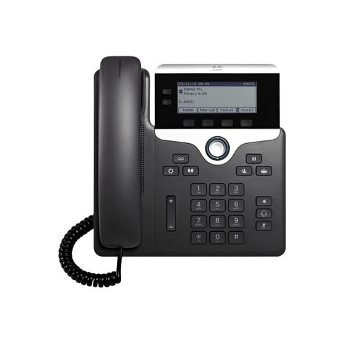 Cisco IP Phone 7821 - Téléphone VoIP - SIP, SRTP - 2 lignes