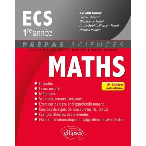 Mathématiques Ecs 1re Année