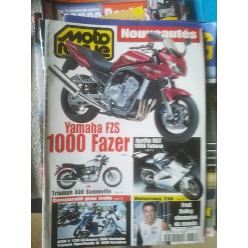 Moto Revue 3437 De 2000 Yamaha Fzs1000 Fazer,Mbk 125 Doodo,Bmw R1150gs,Triumph 900 Tiger,Honda Xl1000v Varadero,Cagiva 1000 Navigator,Yamaha Fzr600r