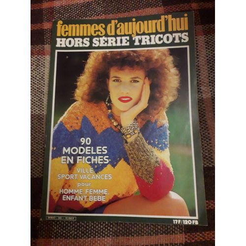 Magazine Tricot Hors Série Femme D'aujourd'hui 