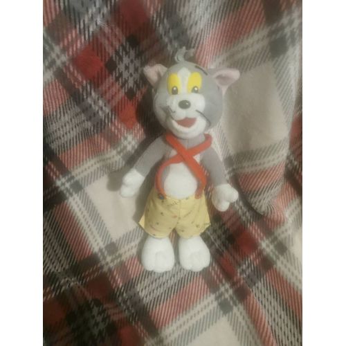 Doudou Peluche Tom Le Chat Short Bretelles Ami De Jerry Giocattoli Sicuri