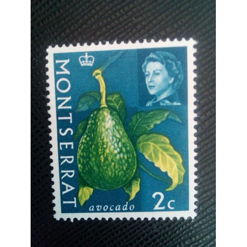 Timbre Montserrat Y T 160 Produits Agricoles Avocat 1965 ( 010507 )