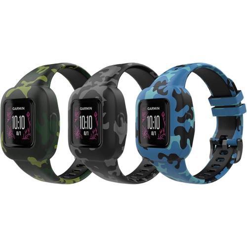 Lot de 3 Bracelets Compatible avec Garmin Vivofit jr. 3 pour