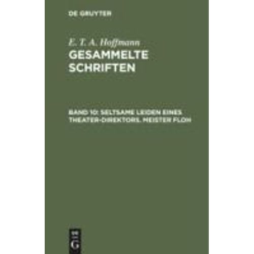 Seltsame Leiden Eines Theater-Direktors. Meister Floh