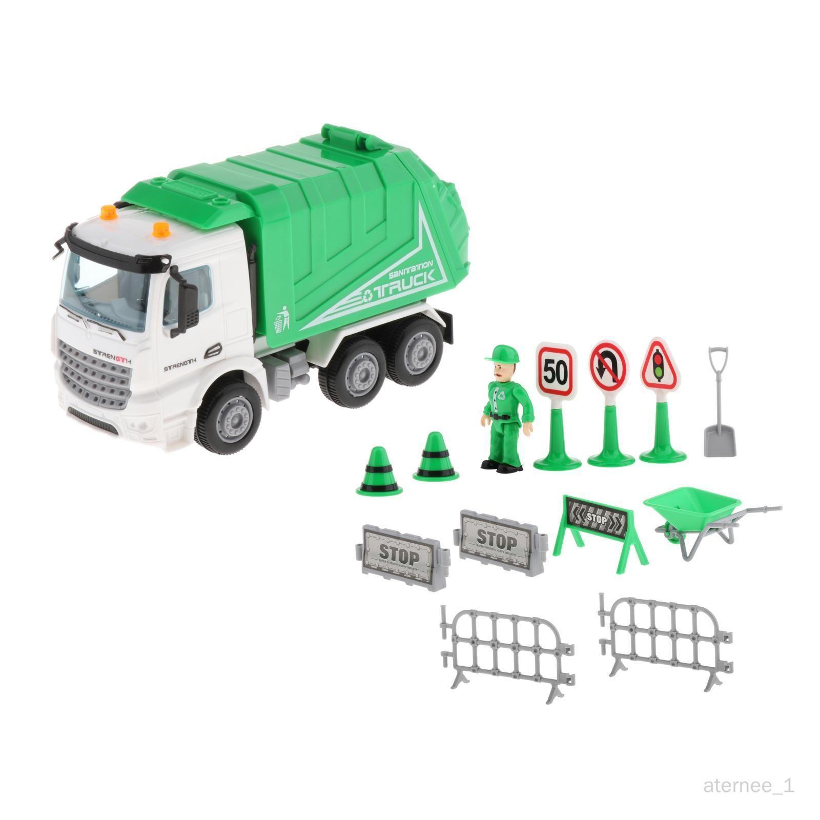 Camion À Ordures Jouets pour Enfants 4-6 Ans, camion d'arrosage avec DIY  Accessoires pour Garçons Filles de Cadeau D'anniversaire Style 5