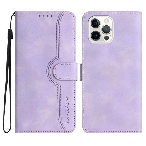 Coque Cuir Pour Iphone 12 Pro Max,Etui En Cuir Pu Portefeuille Coque Avec Fente Carte,Antichoc Rabat Housse De Protection Pour Iphone 12 Pro Max,Violet