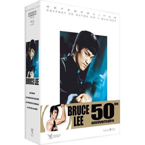 Bruce Lee : Big Boss + La Fureur De Vaincre + La Fureur Du Dragon + Le Jeu De La Mort - 4k Ultra Hd + Blu-Ray - 50ème Anniversaire