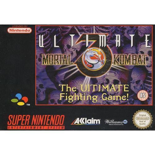 Ultimate Mortal Kombat 3 Snes Super Nintendo
