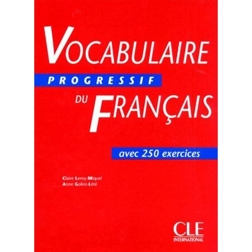 Vocabulaire Progressif Du Français Avec 250 Exercices Niveau Intermédiaire
