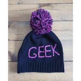 Bonnet Noir Geek Chic Violet Made Of Me