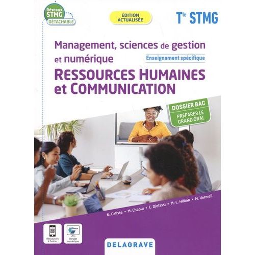 Management, Sciences De Gestion Et Numérique Ressources Humaines Et Communication Tle Stmg