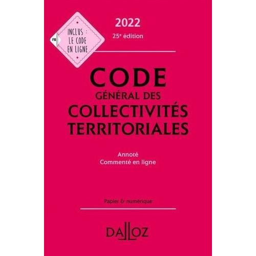 Code Général Des Collectivités Territoriales