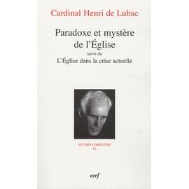 Le Mystère du surnaturel de Henri de Lubac - Les Editions du cerf
