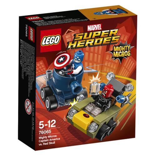 Lego Marvel - Capitaine America Contre Crâne Rouge - 76065