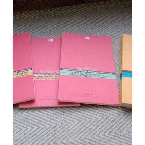 Lot De Livre : Conférences D'architure, Pavillon De L’Arsenal