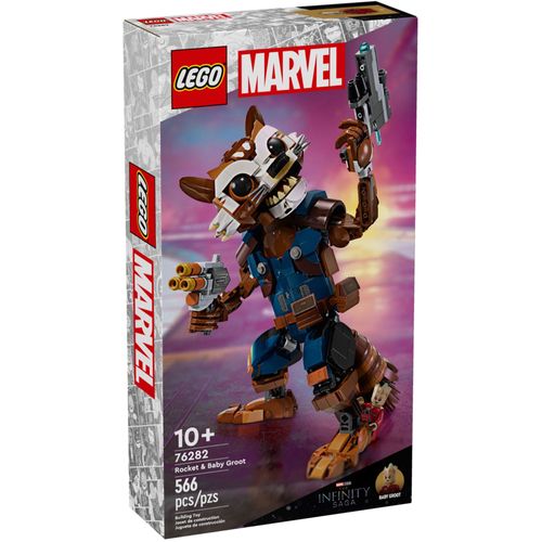 LEGO Marvel - Rocket et Bébé Groot - 76282
