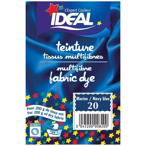 Teinture Idéal multifibres sachet 15g bleu marine