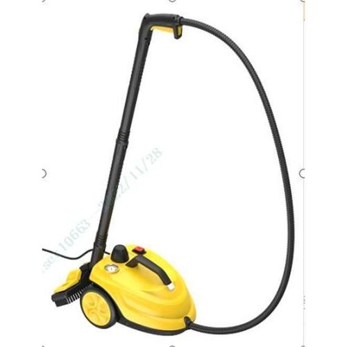 COSTWAY Nettoyeur Vapeur Polyvalent 2000W 5,0 BAR avec 15 Accessoires et Manomètres Réservoir 1,8L Roue Universelle pour Verre,Tapis