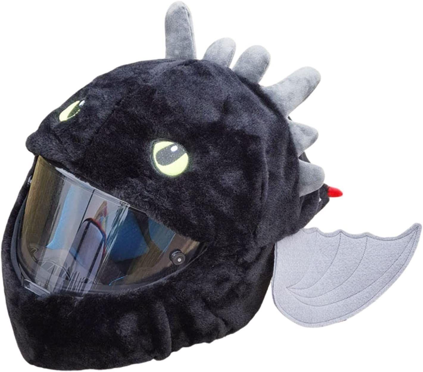 Couvre Casque Moto Peluche