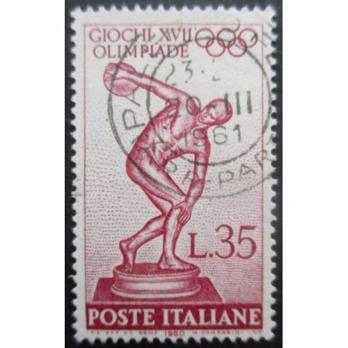 Italie N°816 Jeux Olympiques De Rome 1960 Oblitéré