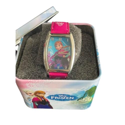 Coffret Montre Analogique Frozen Disney Fushia (Taille Taille Unique,Couleur Fushia)