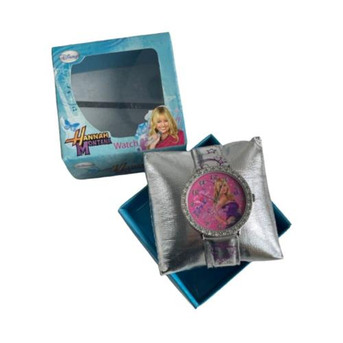 Coffret Montre Disney Hannah Montana Argent (Taille Taille Unique,Couleur Gris Anthracite)