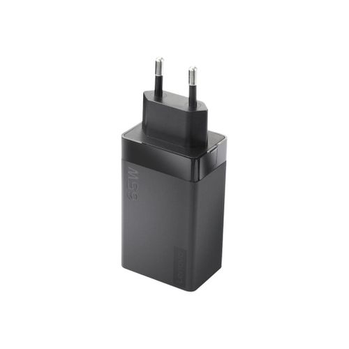 Lenovo 65W USB-C Travel Adapter - Adaptateur secteur - CA 100-240 V - 65 Watt - Europe - noir