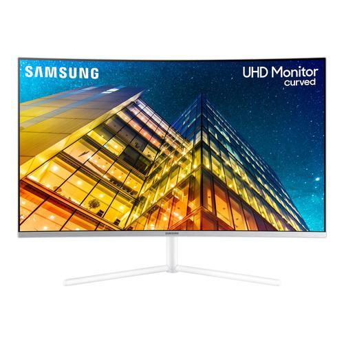 Samsung U32R591CWP - UR59C Series - écran LED - incurvé - 32" (31.5" visualisable) - 3840 x 2160 4K @ 60 Hz - VA - 250 cd/m² - 2500:1 - 4 ms - HDMI, DisplayPort - blanc