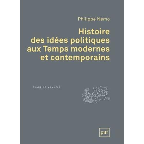 Histoire Des Idées Politiques Aux Temps Modernes Et Contemporains