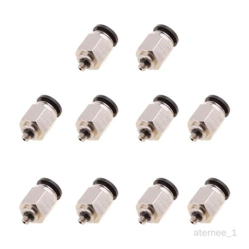 Raccords Pneumatique Connecteur Garniture 10pcs Universel Pc-C6-M3