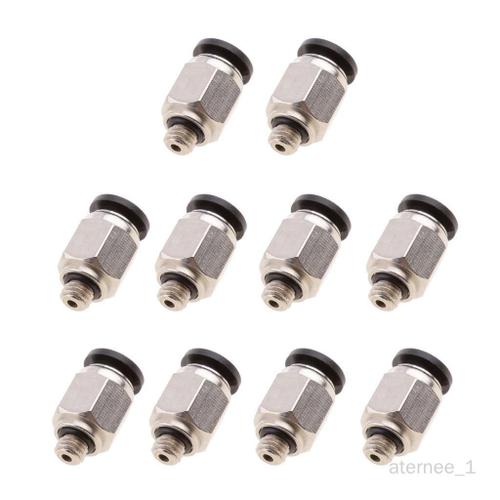 Raccords Pneumatique Connecteur Garniture 10pcs Universel Pc-C6-M5