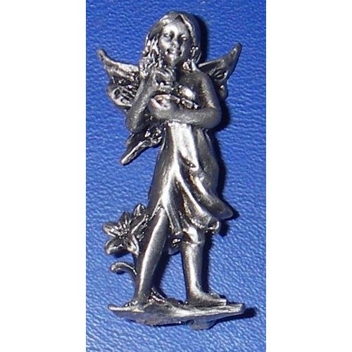 Mini figurine en Métal Elfe Avec Cristaux - Veronese Fées Ange Statues Déco
