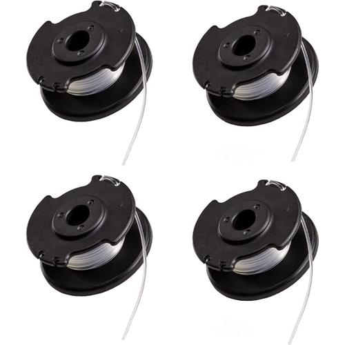 4pcs Bobine de Fil de Rechange pour Einhell GE-CT 18/28 Li et GE-CT 18/28 Li TC,Tondeuse à Gazon en Nylon.1.6mm,4.9m