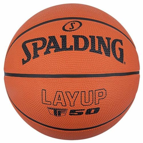 Ballon De Basket Spalding Layup Tf-50 Sz3 Rubber Basketball Orange