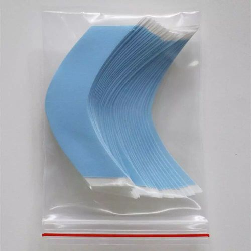 Bande Adhésive Double Face pour Perruque en Dentelle,36 Pièces/Lot,Bleu,Forme CC A