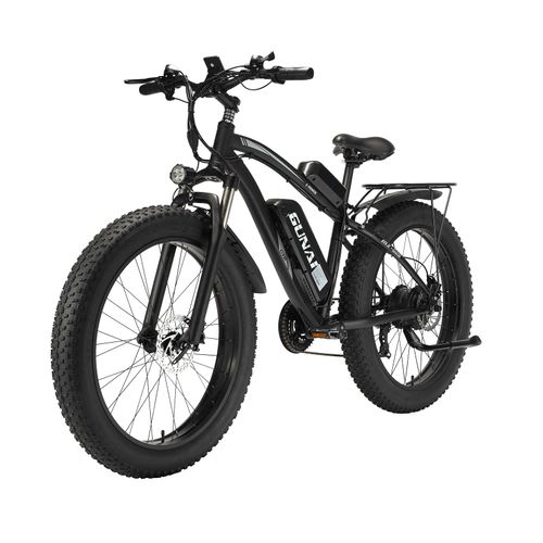 26" Vélo Électrique Vtt De Montagne, E-Bike Vélos Plage Pour Adultes Homme Femme, 1000w 48v 17 Ah, 21 Vitesses