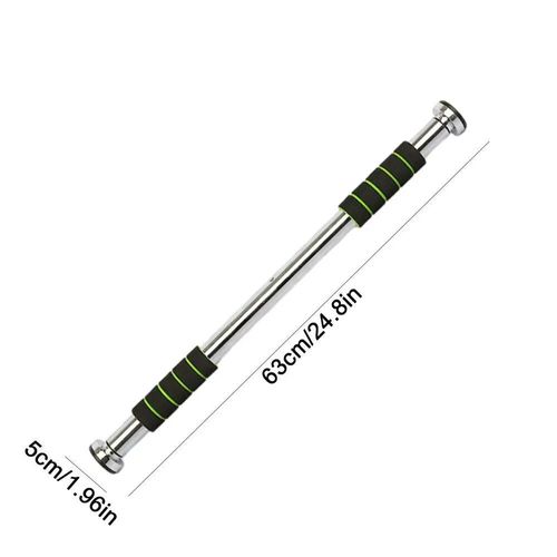 Barres De Traction Pour L'exercice Du Ruisseau À Domicile,Installation Sans Vis,Équipement De Fitness,Largeur Réglable,Salle De Sport,Entraînement À Domicile,440lb - Type Green Black